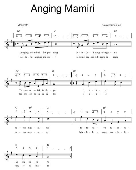 Lagu Daerah Sulawesi Tengah
